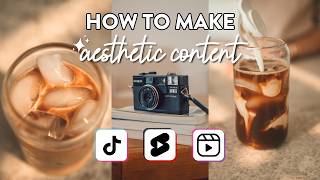 How To Create amp Edit Aesthetic Videos Instagram Reels TikToks amp Shorts [upl. by Akemehs]