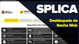 SPLICA  Desbloqueio de Senha Web [upl. by Ammej]