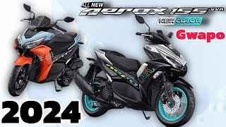 2024 New Yamaha AEROX 155  NEW Color and Price Update Vibrant Color  Takaw pansin [upl. by Oirtemed37]