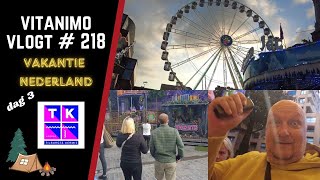 vitanimo vlogt 218 vakantie Nederland dag 3  kermis Tilburg  ik heb gewonnen [upl. by Karlene]