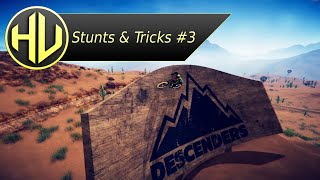 Descenders Stunts amp Tricks 3  Making Progress  Peaks Boss Jump Fakie amp More [upl. by Nnylasor]