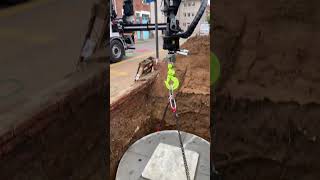 Water tank 3000 l ✅ bigwork power viralvideo excavator construction [upl. by Llerroj]