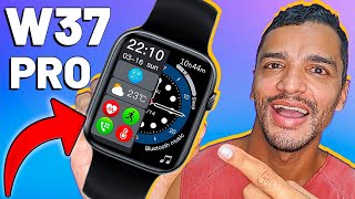 SMARTWATCH IWO W37 PRO SERIES 7  UM RELÃ“GIO INTELIGENTE COM TELA DE 175 E EXERCÃCIO DE NATAÃ‡ÃƒO [upl. by Anyahc648]