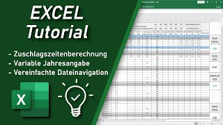 ZeiterfassungStundenzettelArbeitsnachweis in Excel UPDATE mit neuen Funktionen  FREE DOWNLOAD [upl. by Aivatal]