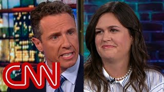 Watch Chris Cuomos full interview with Sarah Sanders [upl. by Barthol]