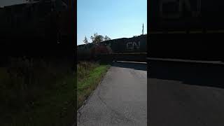 CN 3195 East Passing By AshMilepost 4220 On The Halton Subdivision 091624 [upl. by Nilde]