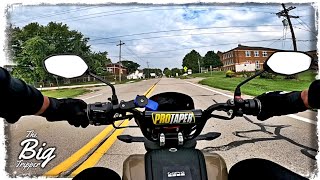 Honda Navi POV Ride Motorcycle ASMR Historic Lecompton GoPro 11 Superview [upl. by Ecnerolf]