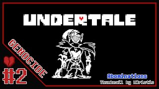 idiot kills everything in UNDERTALE geno pt 2 [upl. by Sinnel]