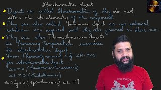 What are Stoichiometric defects  HINDI [upl. by Nodnar]