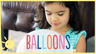 PLAY  3 simple BALLOON activities your kids will love [upl. by Harbard]