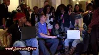 Nicki Minaj plays snippets from Pink Friday  Roman reloaded The ReUp  Westwood [upl. by Suoirred40]