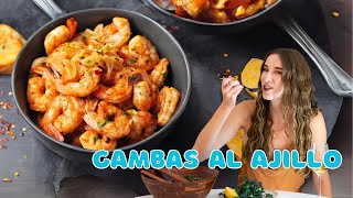 How to Make Gambas Al Ajillo  Spanish Tapas Garlic Shrimp [upl. by Brock]