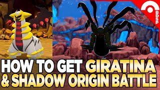 How to Get Giratina amp Shadow Origin Form Battle in Pokemon Brilliant Diamond amp Shining Pearl [upl. by Ardnekan]