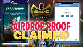 How to Claim SPLINTERSHARDS SPS Airdrop  QUICK and EASY on ANDROID PHONE [upl. by Walling965]