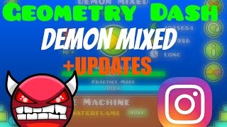 24 Geometry Dash  Demon Mixed Complete  Updates [upl. by Sirej]