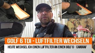 Golf 5  Golf 6  Touran Luftfilter wechseln [upl. by Dunton]