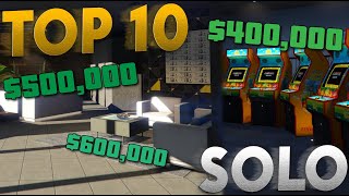 Best 10 SOLO Ways To Make Money In GTA Online [upl. by Akemehc]