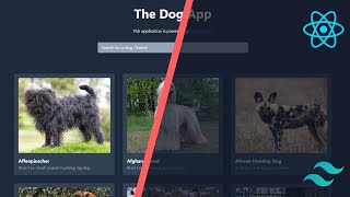 The Dog App  ReactJs and Tailwind CSS [upl. by Arezzini411]