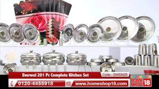 Homeshop18com  Everwel 201 Pc Complete Kitchen Set [upl. by Sara111]