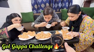 Eating Gol Gappa☺️ with game play😂Challenge Jeetna hoa mushkil😅 [upl. by Denna]