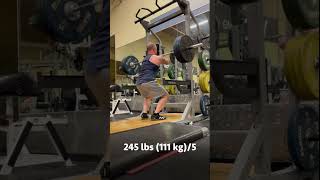 Deadlift and front squat after vacation [upl. by Julius]