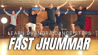 Learn Bhangra Dance Online Tutorial For Intermediate Dancers  Fast Jhummar Step By Step  Lesson 1 [upl. by Culver426]