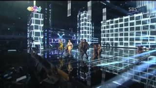 2NE1 I love you SBS 2012 가요대전 The Color of Kpop 20121229 [upl. by Dirraj]