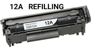 How To Refill 12A Cartridge  12A Cartridge Refilling kaise kre [upl. by Reger]