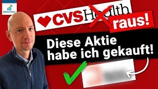 CVS Health raus Diese Aktie habe ich gekauft [upl. by Presber]