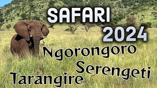 Ngorongoro Serengeti Tanzania Safari trip 2024  4K [upl. by Ueihttam]