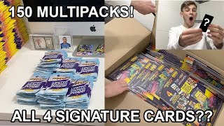 Panini Adrenalyn XL Premier League 202021 150 x Multipack Opening EVERY SIGNATURE FOUND  GIVEAWAY [upl. by Sanburn957]