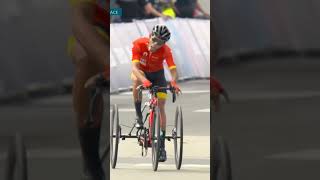 Chen Jianxin Is The Mens Road Race T12 Paralympic Champion 🇨🇳🚴‍♂️🥇 [upl. by Assirt480]