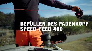 ECHO Fadenkopf Speed Feed 400 richtig wickeln Faden wechseln [upl. by Nemzzaj]