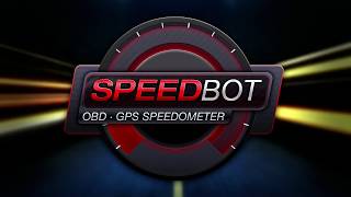 Speedbot Free GPSOBD2 Speedometer Android App [upl. by Ecerehs]