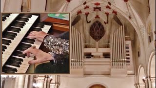 Widor  TOCCATA FROM SYMPHONY 5  Diane Bish at the Basilica of St Castor in Koblenz Germany [upl. by Ssepmet]