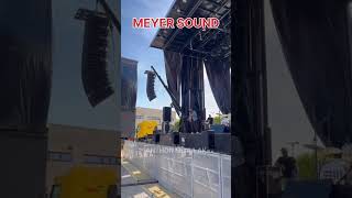 MEYER SOUND LOADING LIVE OUTDOOR LARGE STAGE audiosystem anthonmitraak [upl. by Bertram]