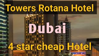 Towers Rotana Hotel Dubai  4 Star Hotel in Dubai  Hotels review [upl. by Nidya265]