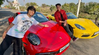 Red Porsche Bhi Aagyi 😍 New SuperCar [upl. by Hanikas161]