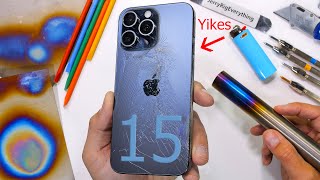 Be gentle with Apples new Titanium iPhone 15 Pro Max  Yikes [upl. by Manouch974]