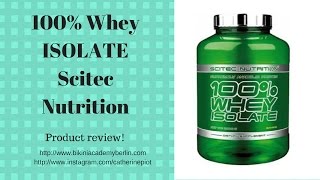 100 Whey Isolate from Scitec Nutrition  Best Protein PowderReview [upl. by Lili]