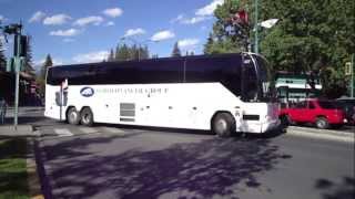 Universal Coach Lines Prevost H345 in Banff Alberta ReUpload [upl. by Wadleigh]