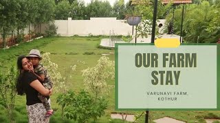 Our Farm Stay Experience Hyderabad  Family outing  Mounika Roches [upl. by Oelgnaed669]