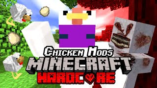 I Tried 100 Days In Minecraft Hardcore With Chicken Mods 🐓🐔 [upl. by Leonore346]