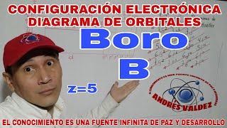 DISTRIBUCIÓN ELECTRÓNICA DEL BORO [upl. by Sorcim]