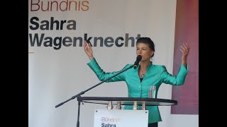 Sahra Wagenknecht über gescheiterte Integration Asylrecht Sicherheit in Deutschland [upl. by Nallek]