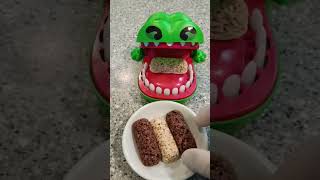 Crocs 🐊 want to eat Mix Oats 😅✌️ asmr shortvideo shortfeed [upl. by Claudetta349]