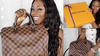 Louis Vuitton Speedy 30 Bandouliere Damier Ebene⎜ Unboxing [upl. by Bailie]