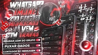 ❤️⚡ NOVO MELHOR WHATSAPP IMUNE PRIMÁRIO E SECUNDÁRIO ATUALIZADO COM FUNÇÕES EXCLUSIVAS 2 CORES ⚡❤️ [upl. by Daveta]