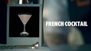 FRENCH COCKTAIL DRINK RECIPE  HOW TO MIX [upl. by Yssor363]