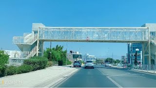 Dali Odysseos street – A1 – Lakatamia Nicosia road trip 20240719 [upl. by Notrem]